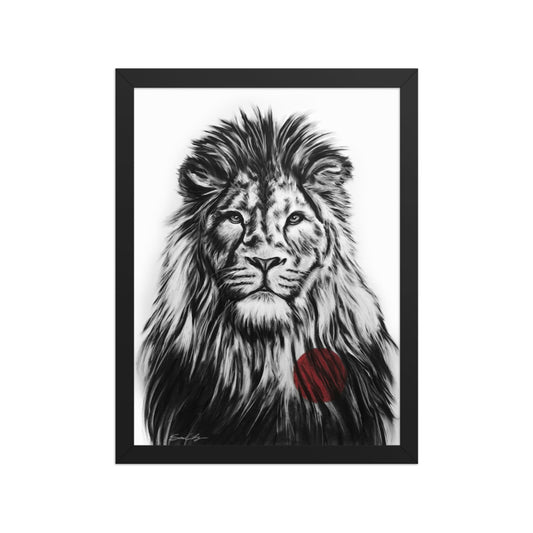 I Am With You, framed