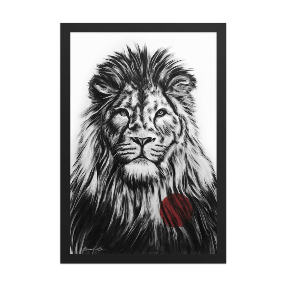 I Am With You, framed