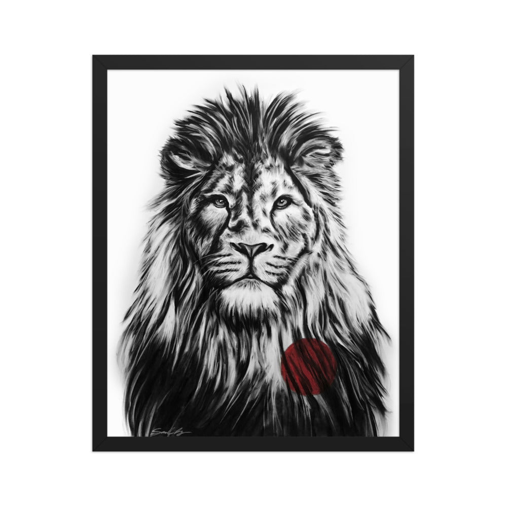 I Am With You, framed