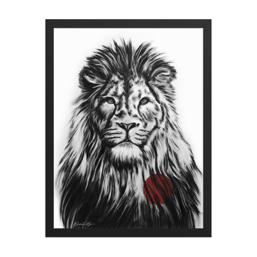 I Am With You, framed
