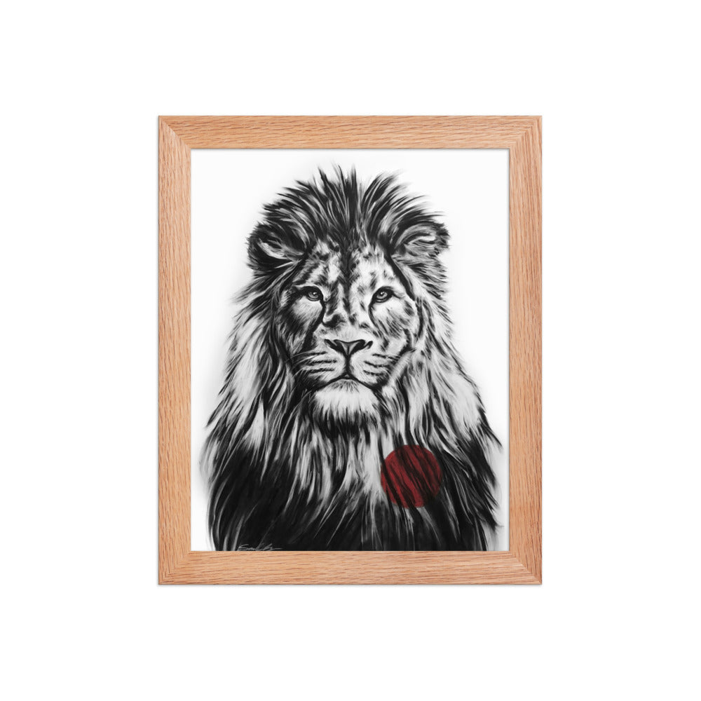 I Am With You, framed